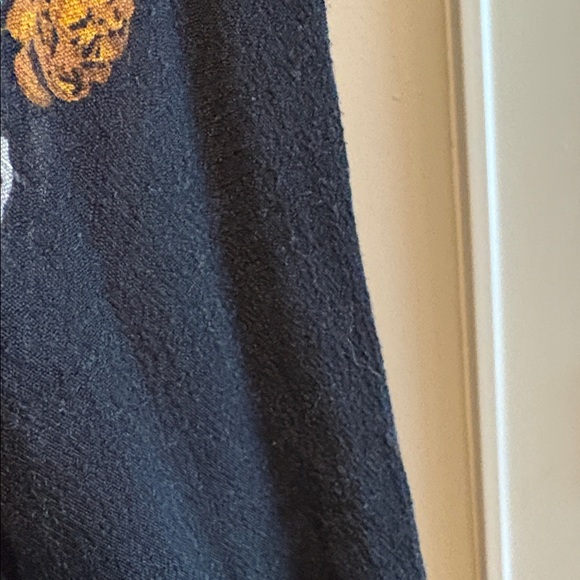 Free People Black Floral Long Sleeve Backless Dress - Picture 11 of 13